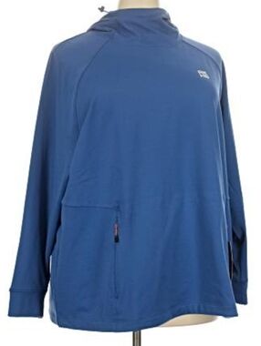 Duluth Trading Co. Women's AKHG Blue Crosslayer Fleece Hoodie XXL 2X